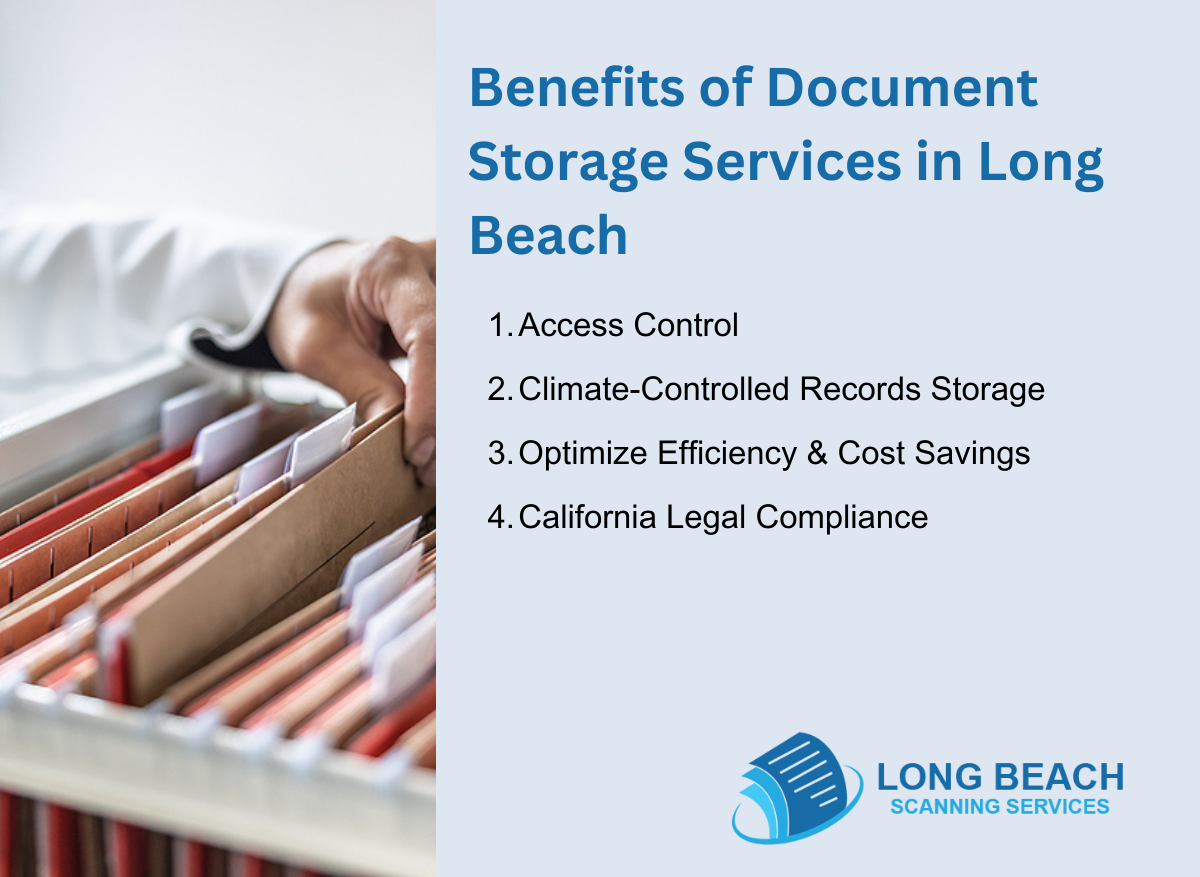 Benefits of Document Storage Services in Long Beach